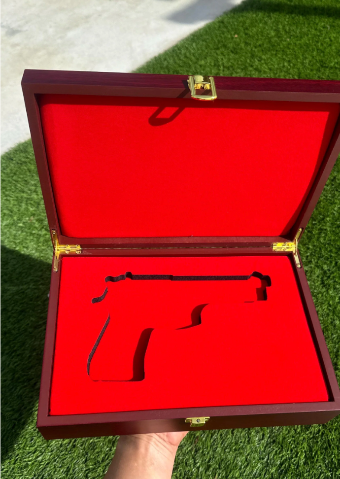 Custom Rosewood 1911 Pistol Case
