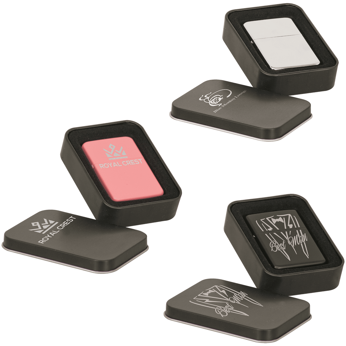 Custom Engraved Metal Lighter — Windproof