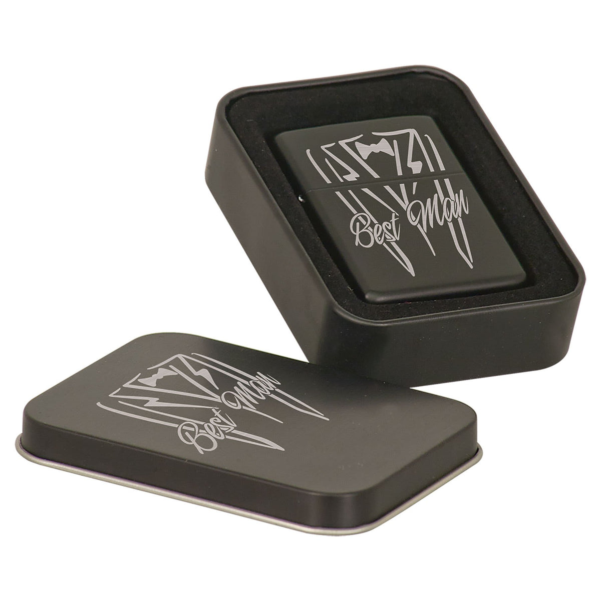 Custom Engraved Metal Lighter — Windproof